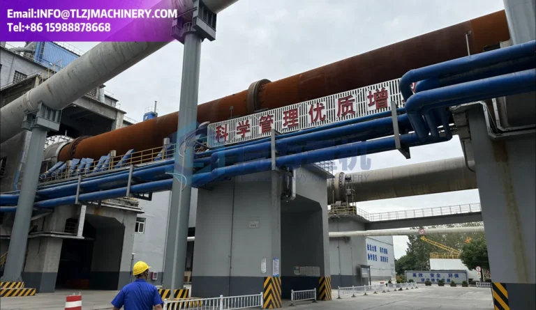 tongli cement clinker calcination incineration rotary kiln