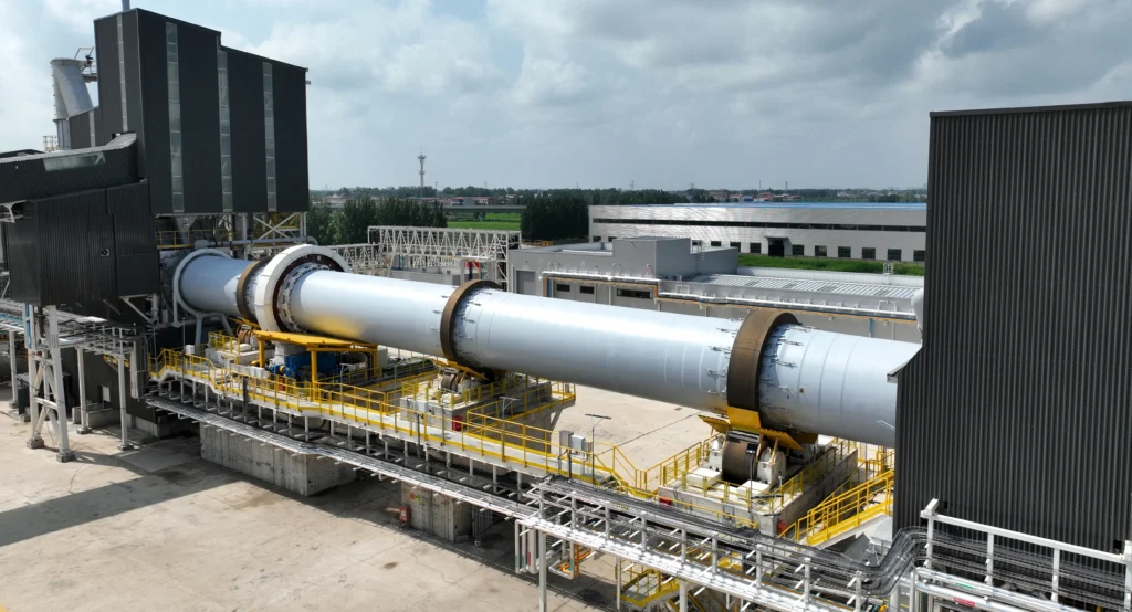 limestone cement cinker calcination plant rotary kiln main picture