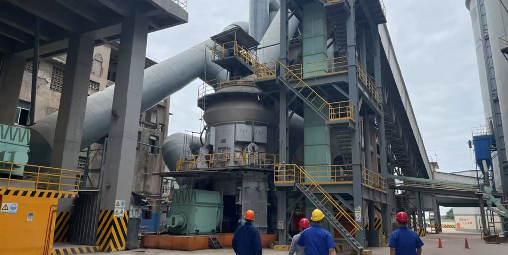 Raw meal cement vertical roller mill